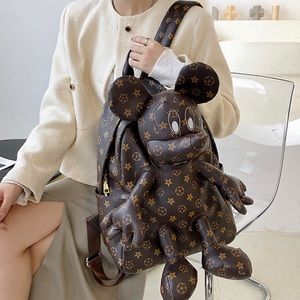 Women’s Mickey Mouse Leather Bag High quality